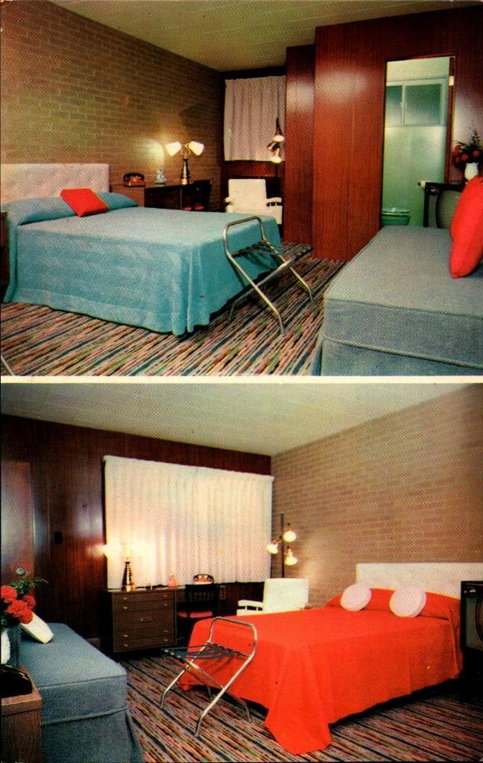 Motor City Motel - Old Postcard View